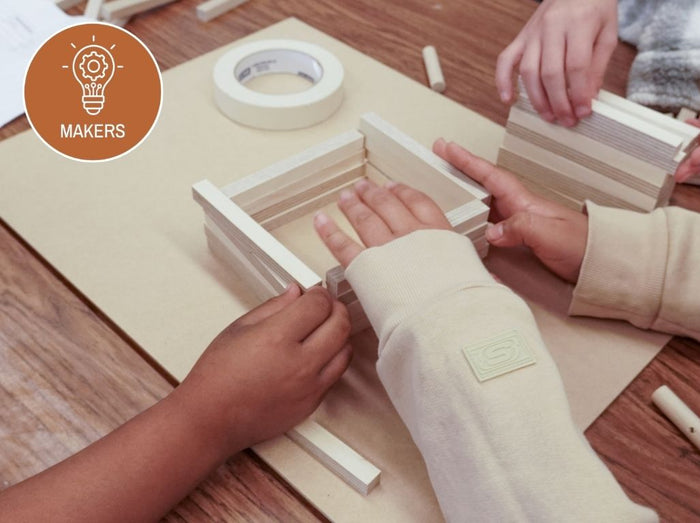 Winter 4-Week Makers Morning Program Fridays | Jan 29, Feb 5, Feb 12, Feb 26, 2027 | Ages 6 - 9